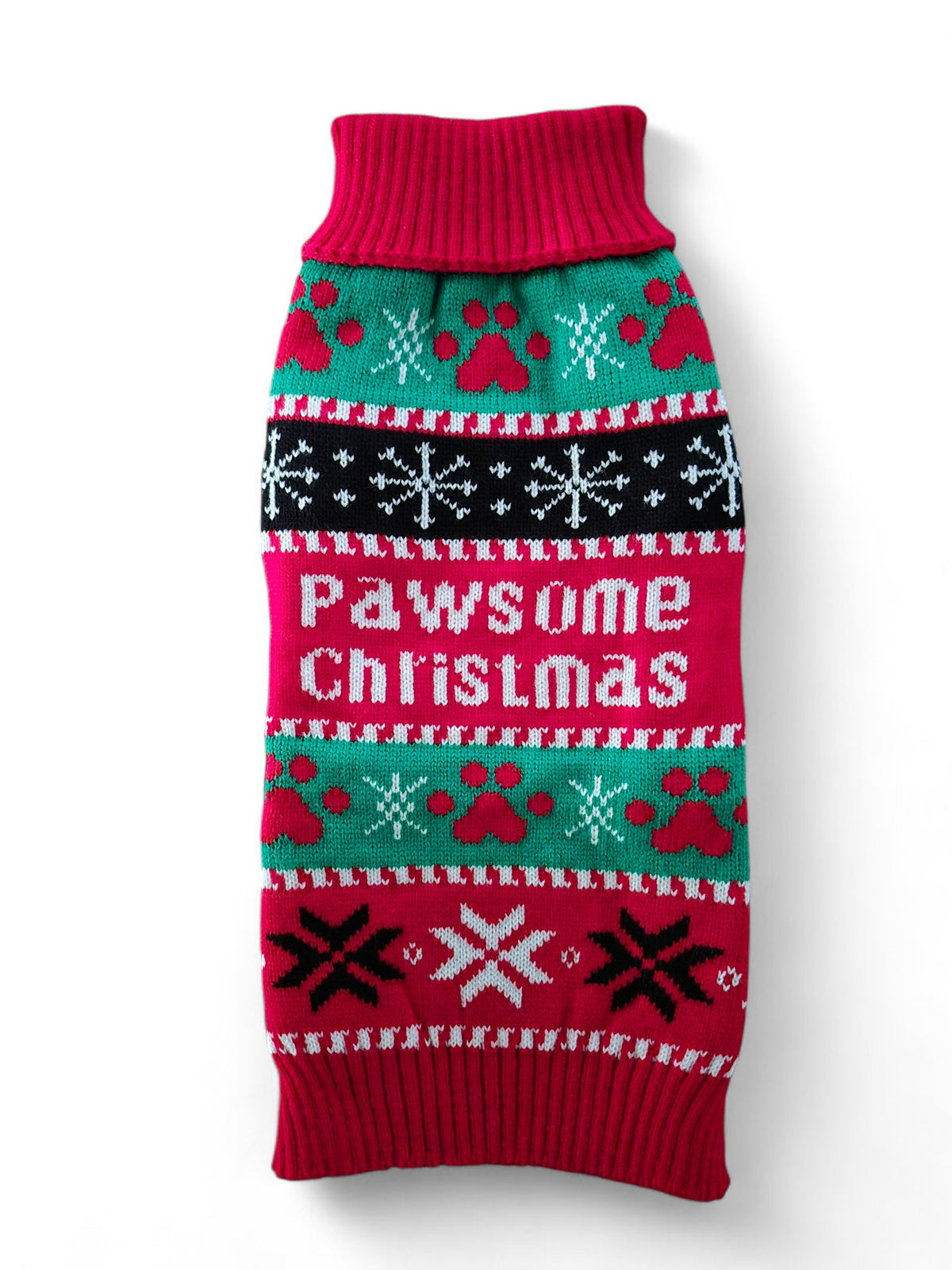 Honden kersttrui ´Pawsome Christmas´