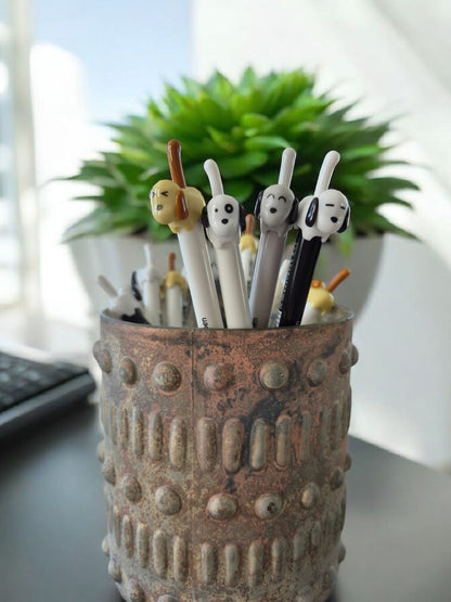 Kawaii teckelpennen met indrukbaar staartje