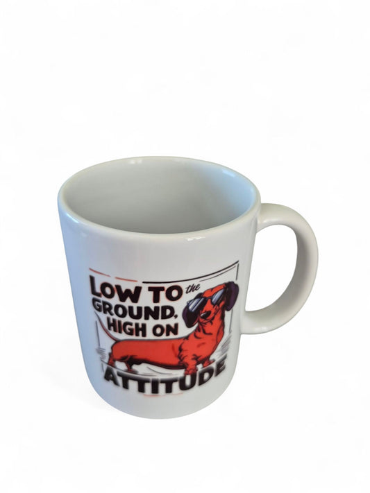 Koffiemok 'Low to the ground, high on attitude'