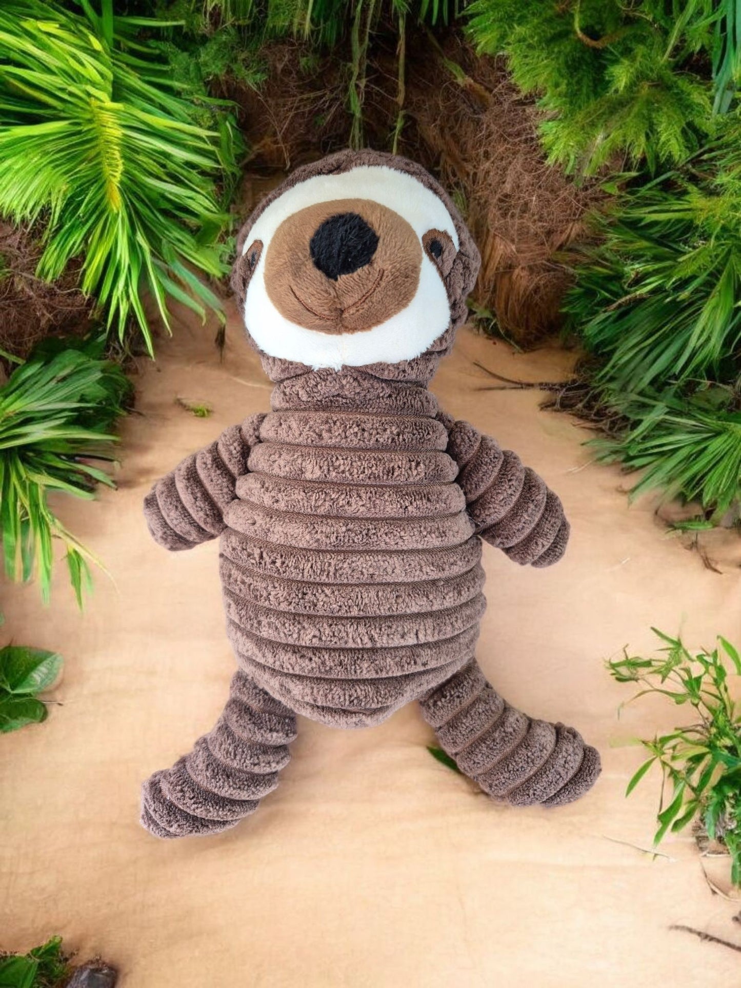 Hondenknuffel luiaard met squeaker (piep)