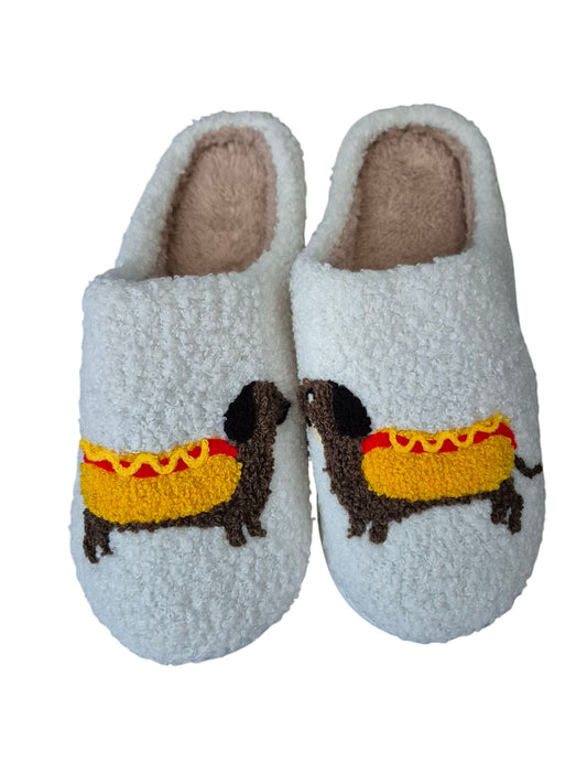 Pantoffels hotdog