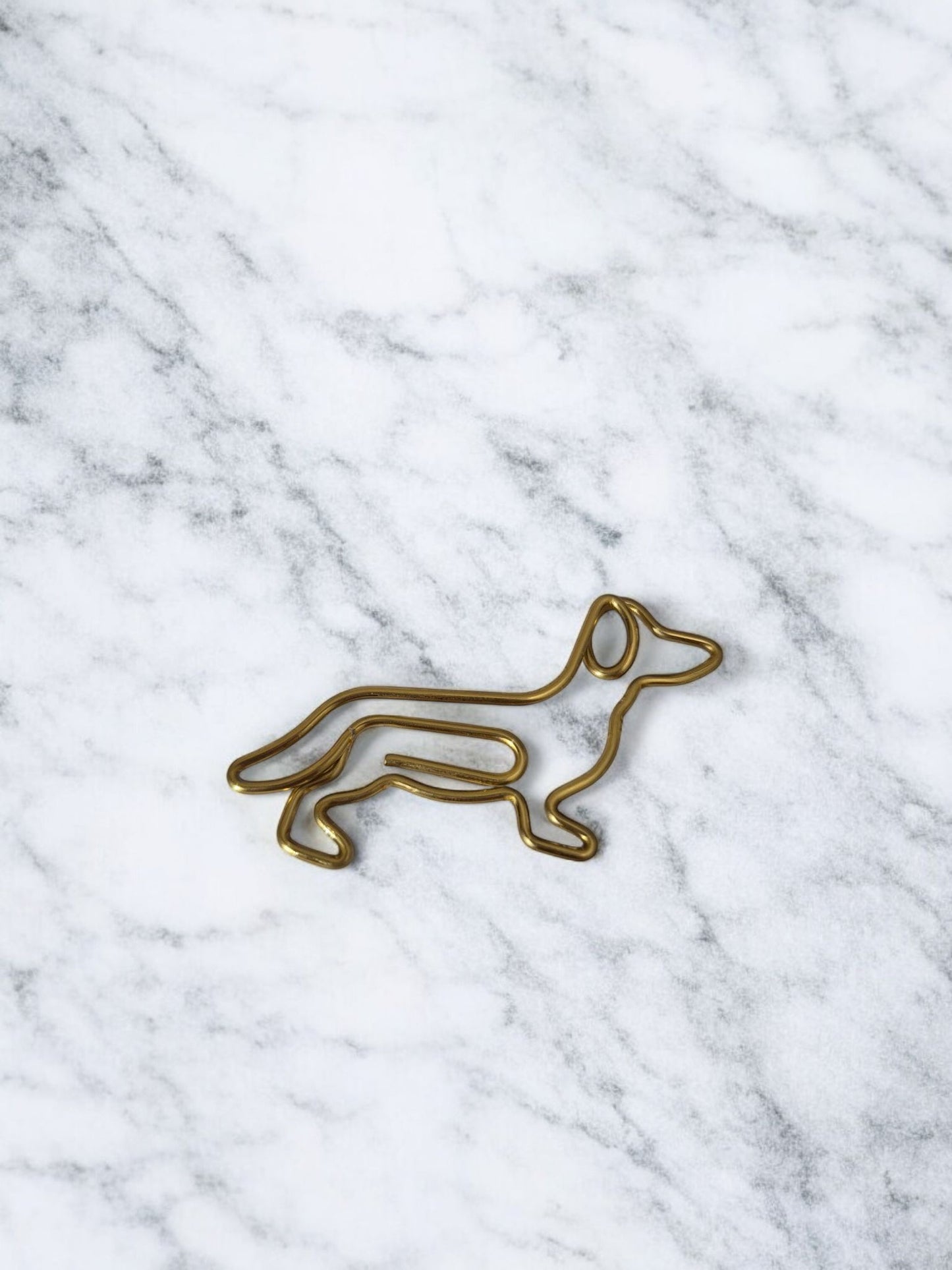 Teckel paperclips in verschillende kleuren
