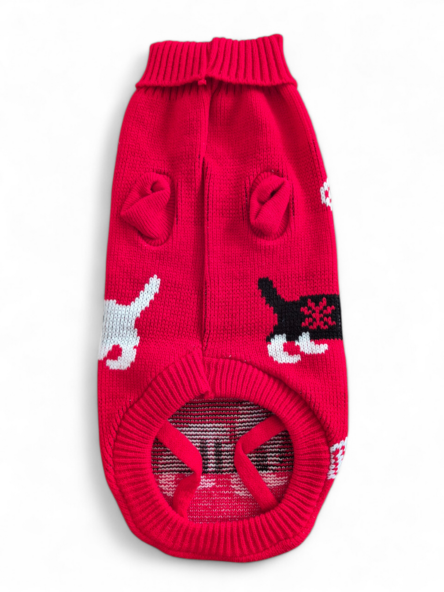 Gebreid hondentruitje met teckeltjes