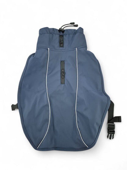Teckel regenjas donkerblauw, zonder capuchon