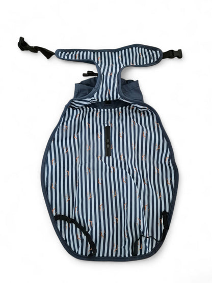 Teckel regenjas donkerblauw, zonder capuchon