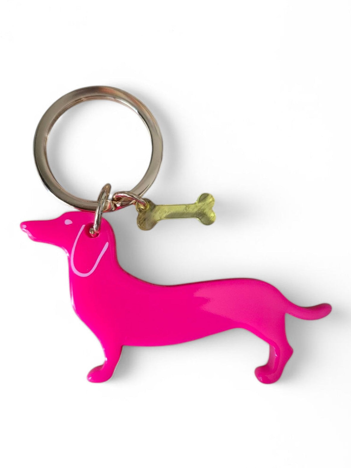 Leuke teckel sleutelhanger
