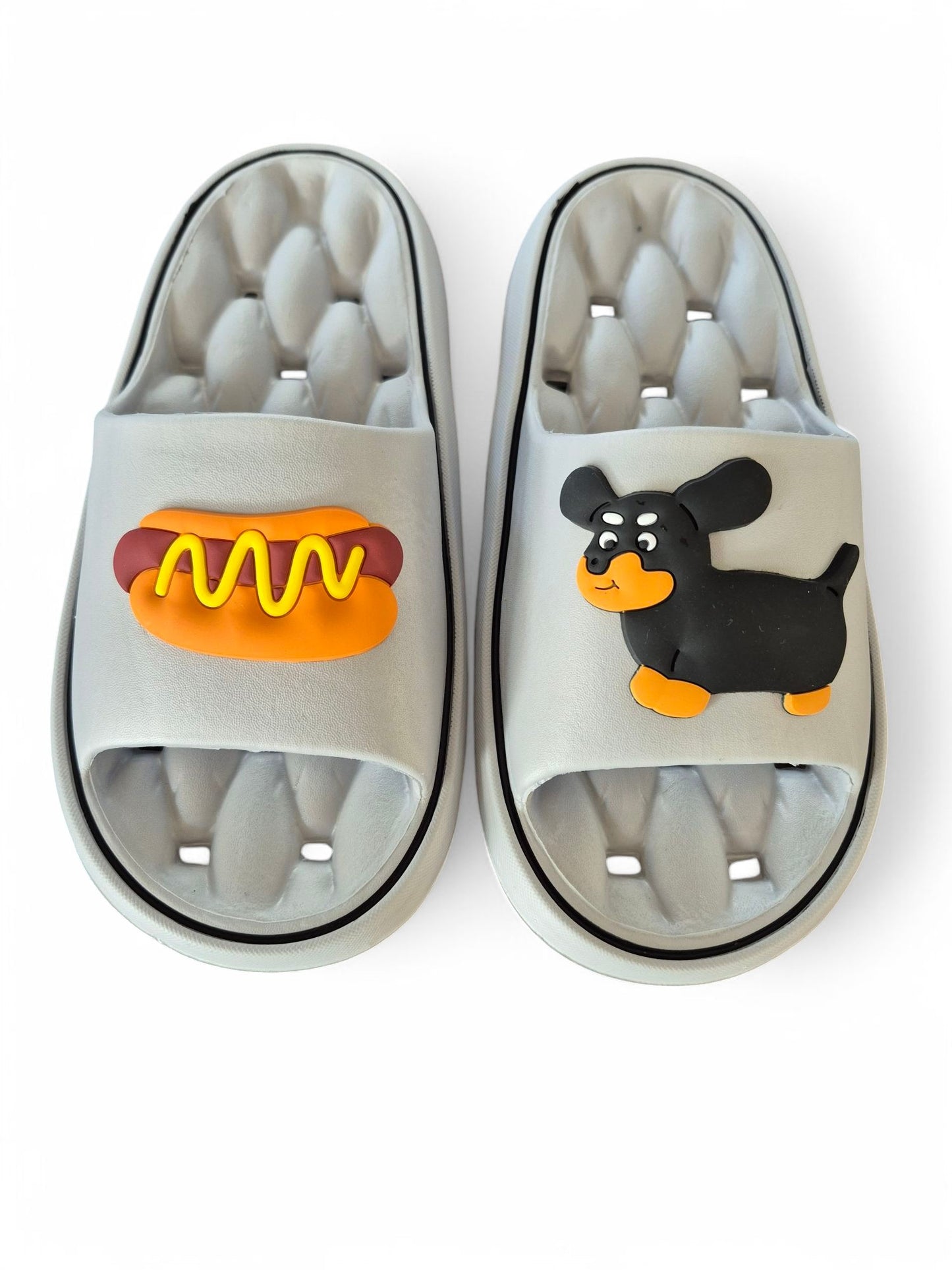 Chunky ´hot dog´ slippers
