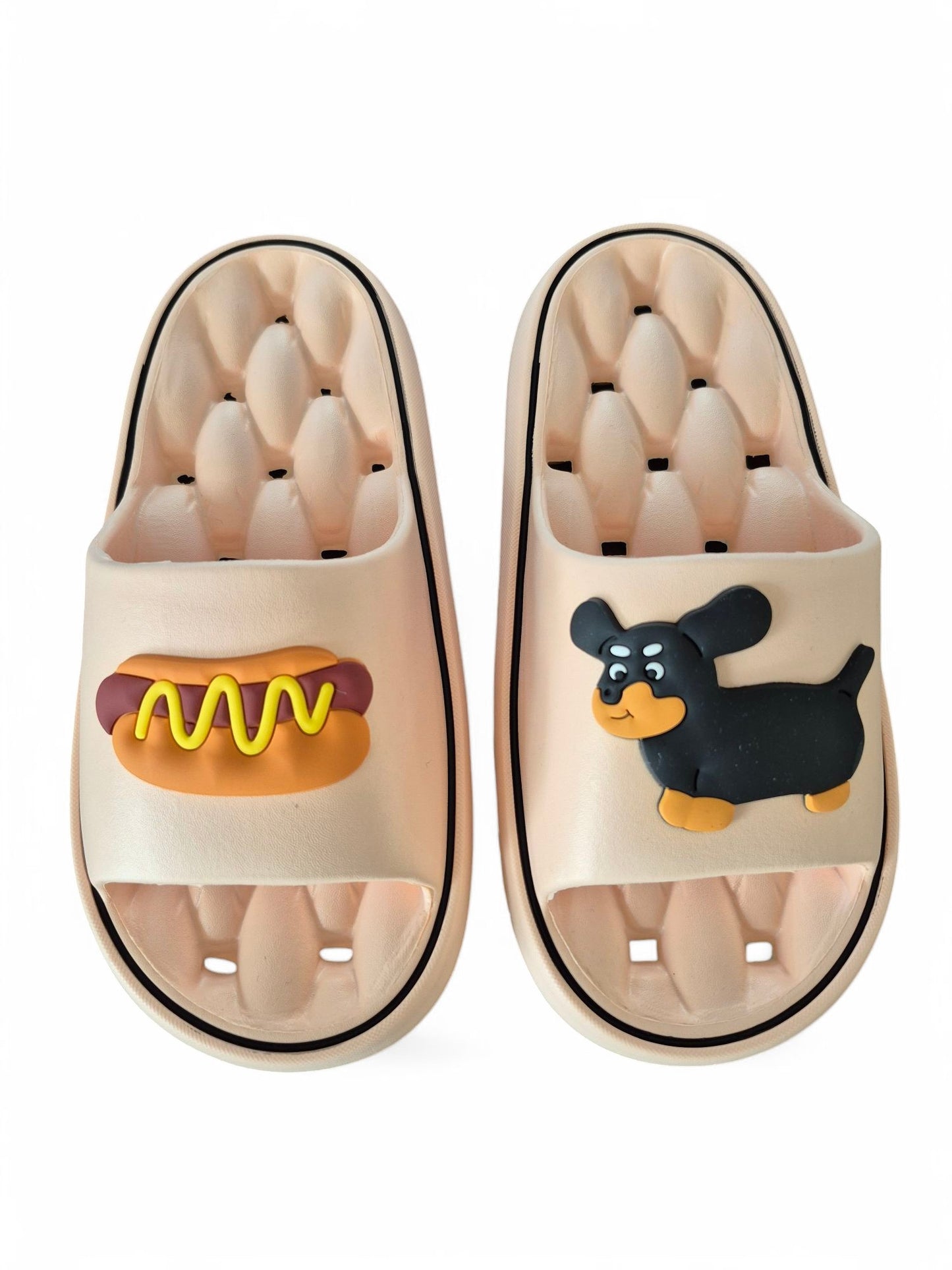 Chunky ´hot dog´ slippers