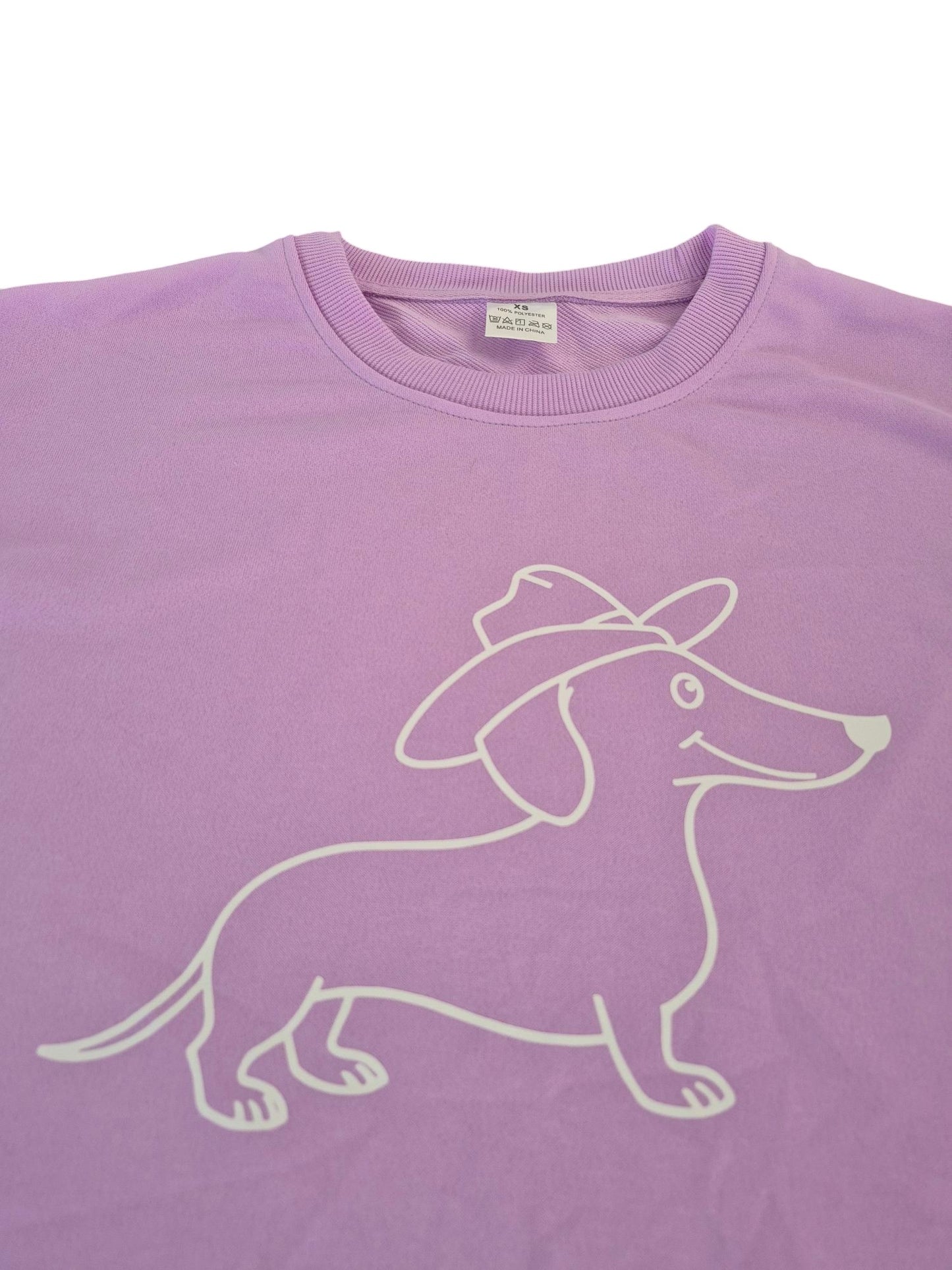 Sweater met cowboy teckel