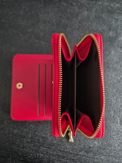 Superleuke teckelportemonnee rood