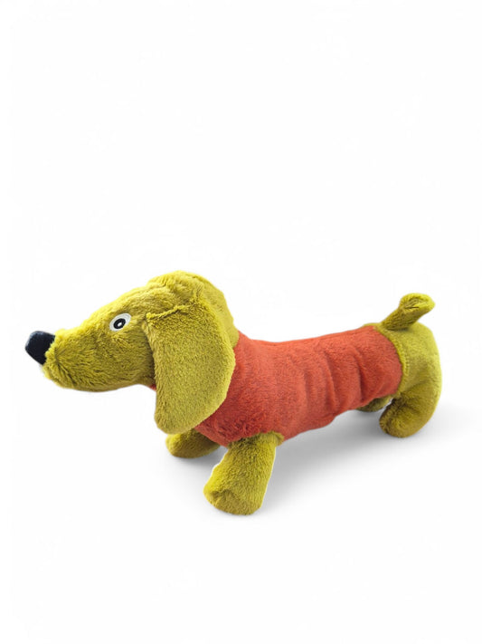 Superleuke teckel-knuffel met squeaker (piep)