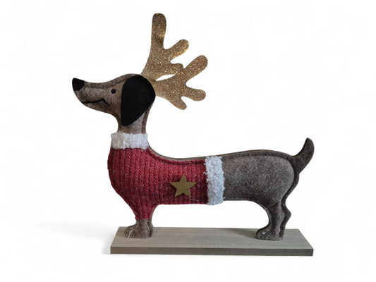 Teckel kerstdecoratie