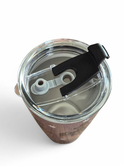 Coffee to go thermosbeker black & tan teckels