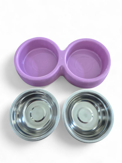 Etensbak met twee bakjes